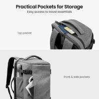 Mochara de Negocios para hombre de gran capacidad de 40 L, mopila para computadora de 16 pulgadas, mochila Escolar para estudiantes, Bolsa de viaje de Negocios, Bolsa de equipamiento - details 1