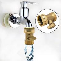 Válvula De Apagado De Camión De Jardín 3/4 Conector De Agua De Latón Para Riego De Jardín Juntador De Conexiones Reparación - details 10