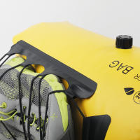 Mochila De Almacenamiento Exterior 20L Impermeable Y Colapsable Para Kayak Y Rafting Separación Seca Y Húmeda Bolsa De Río Unisex Color Amarillo Y Negro - details 18