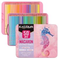 KALOUR Set De Lápices De Colores Profesionales 50/72/180/240/300 Pcs Lápices De Aceite Para Dibujos Y Pintura Artística Suministros Para Colorear - details 38
