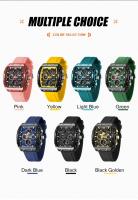 Reloj De Pulsera Digital Analógico SMAEL Para Hombre Con Pantalla Dual Cronógrafo Resistente Al Agua Y Luz LED Correa De Silicona Estilo Casual - details 10