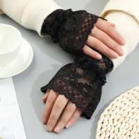 Pareja De Falsas Mangas Decorativas Con Volantes Para Primavera Y Otoño Codo De Ruffle Mangas Universales Para Decorar Suéteres Unisex - details 11