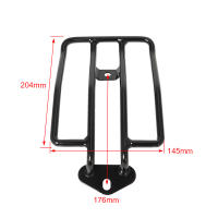Soporte De Maletero Trasero Para Motocicleta En Negro/Cromo Para Honda Shadow Aero 750 2003 2004 Y Harley Sportster Accesorio De Motocicleta - details 3