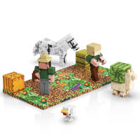 Bloques De Construcción Magnéticos Con Mini Figuras Y Animales Para Niños Y Niñas Tema MC Juguetes Educativos STEM Regalos Para Niños Y Niñas - details 9