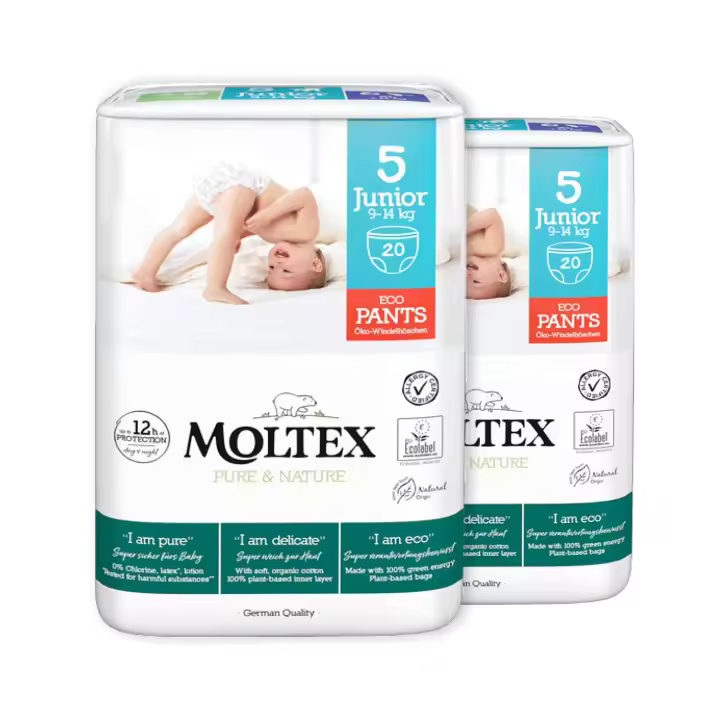PROMO ESPECIAL Pants Moltex Pure & Nature T5 (9-14 kg), 40 Uds - 1