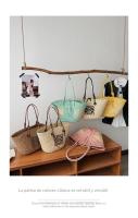 Bolso de paja tejida grande - Nueva tendencia, casual, sencillo, versátil, bandolera para mujer, verano, bolso de gran capacidad. - details 6