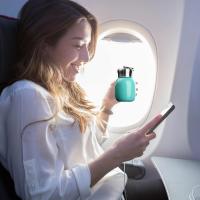 Mini Termo de 200 ml, botella de Agua, Termo, Taza para Beber Café, leche, a prueba de fugas, botella de Agua fría y Caliente para Viajes (Azul) - details 3