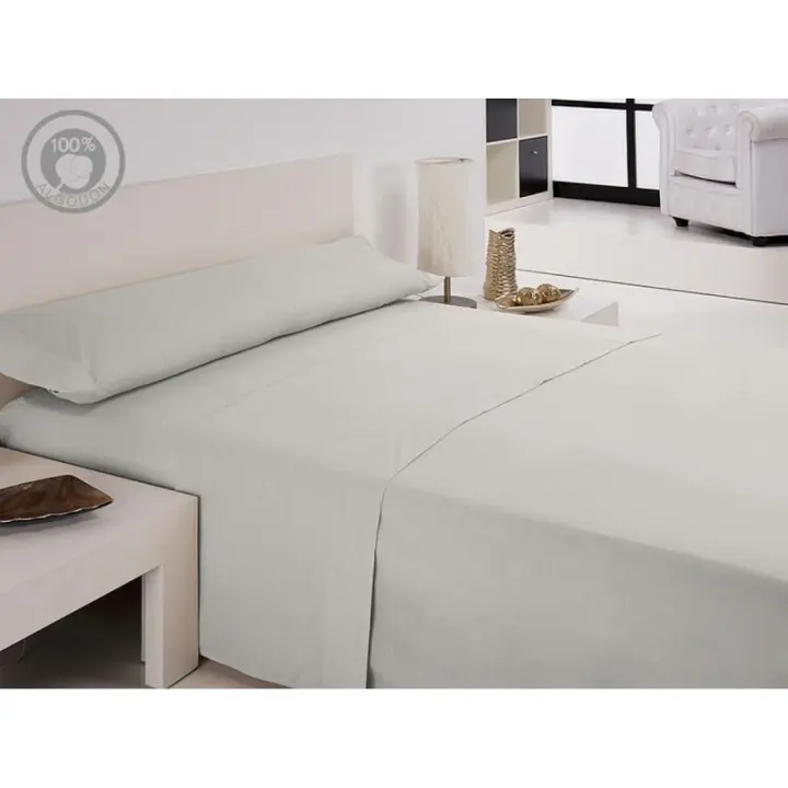 Hosteline - Juego de Sábanas Hosteline IRIS Blanco Cama de 120 - 1