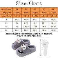 Zapatillas De Invierno Unisex Sólidas De Peluche Planas Antideslizantes Calientes Para Hombres Y Mujeres Zapatos Casuales De Algodón Para El Hogar - details 0
