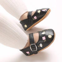 Nuevos Zapatos De Bebé Para Niñas Mary Jane Planos Con Bordado Antideslizantes De Goma Talla 0-18M Zapatos De Princesa Para Recién Nacidos - details 15