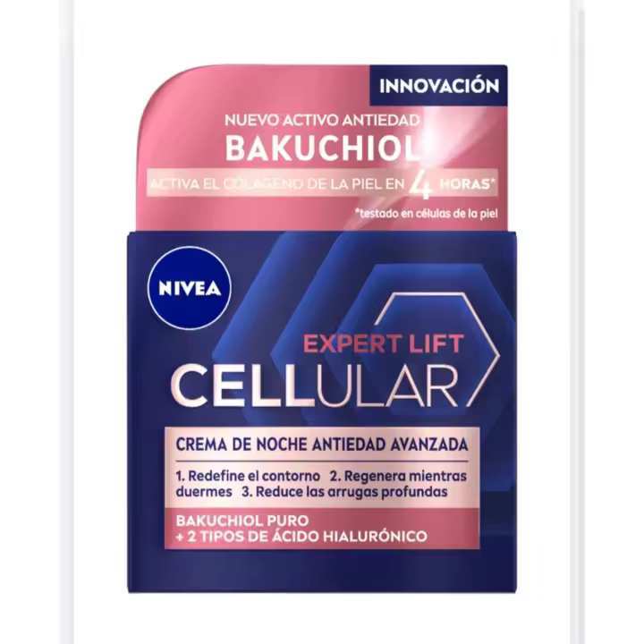 Nivea Cellular Expert Lift Crema Antiedad Avanzada Con Bakuchiol y  2 Tipos de Ácido Hialurónico - 1