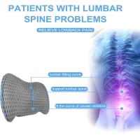 Almohada De Soporte Lumbar Para Alivio De Dolor De Espalda Con Tela De Espuma De Memoria Para Coches Sillas De Oficina Consolas De Juego Sofás Reclinadores Camas - details 12