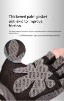 Guantes De Levantamiento De Pesas Unisex Para Ciclismo Montañismo Y Fitness Antideslizantes Transpirables Mitad De Dedo - details 3