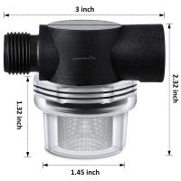 Filtro De Red Para Riega Jardín Filtro De Agua En Línea Para Camper RV Y Jardín Accesorio De Filtro De Agua Con Strainer De Malla - details 5