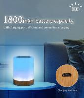 Lámpara De Mesa LED Recargable USB Luz Nocturna RGB 13 Colores Con Control Remoto Y Botón Táctil Para Decoración De Habitación Y Escritorio - details 7