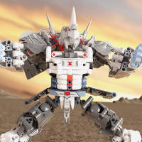 iM.Master - Juego de construcción robot rinoceronte, 965 piezas, diseño articulado con estructura mecánica detallada, sistema de movimiento realista, montaje con piezas de precisión, juguete STEM, instrucciones ilustradas - details 4
