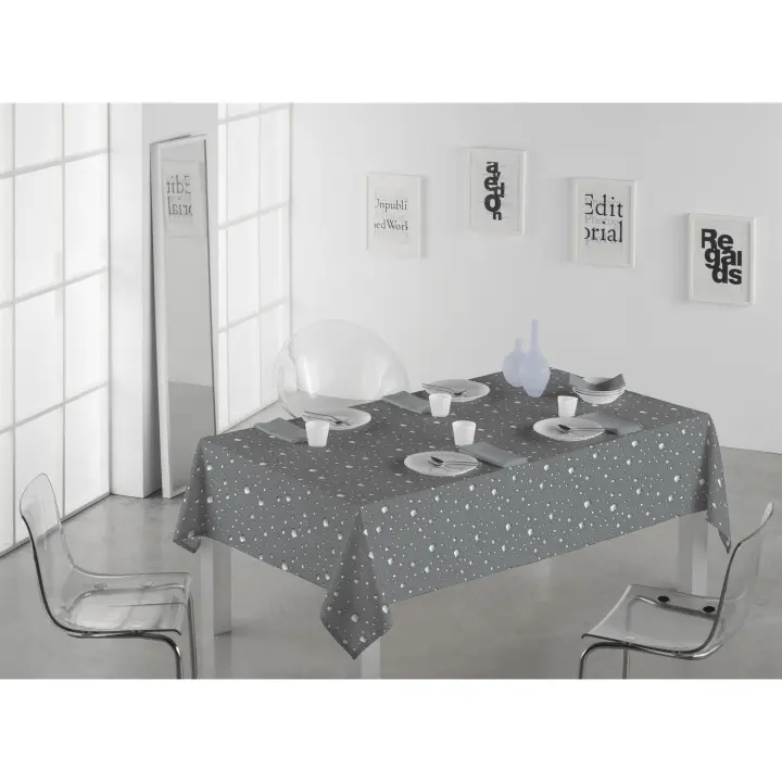 SABANALIA - Mantel de tela antimanchas Rain: Elegancia, Durabilidad y Practicidad para tu Mesa (Disponible en varias medidas) - 1
