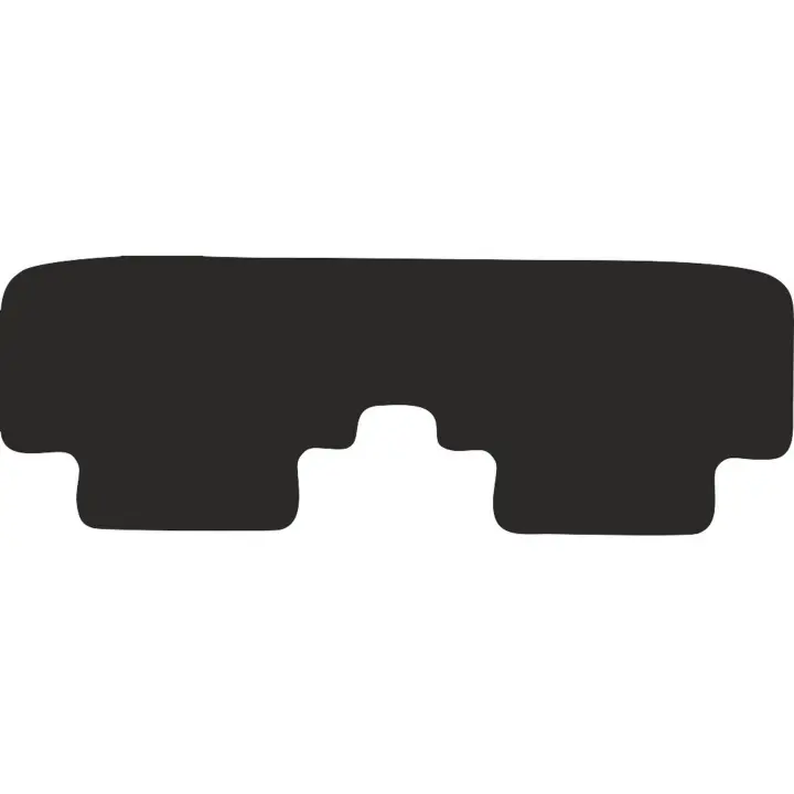 Alfombrillas traseras para Honda Civic VII 3 puertas hatchback, coupé 2001-2005 - 1