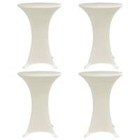 vidaXL 4x Fundas Elásticas Mesa 60cm Casa Hostelería Decoración Color Antracita,  Verde,  Blanco y mas - details 3