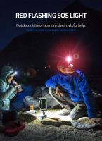 Linterna Frontal LED Mini Con Sensor De Movimiento Recargable Por USB Y Sensor Magnético Para Camping Y Pesca Con Clip De Seguridad - details 4
