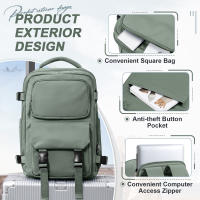 Mochila De Viaje Impermeable Para Mujer Con Compartment Para Notebook Mochila Casual Para Hombres Y Niños Bagaje De Cabina Para Avión - details 4