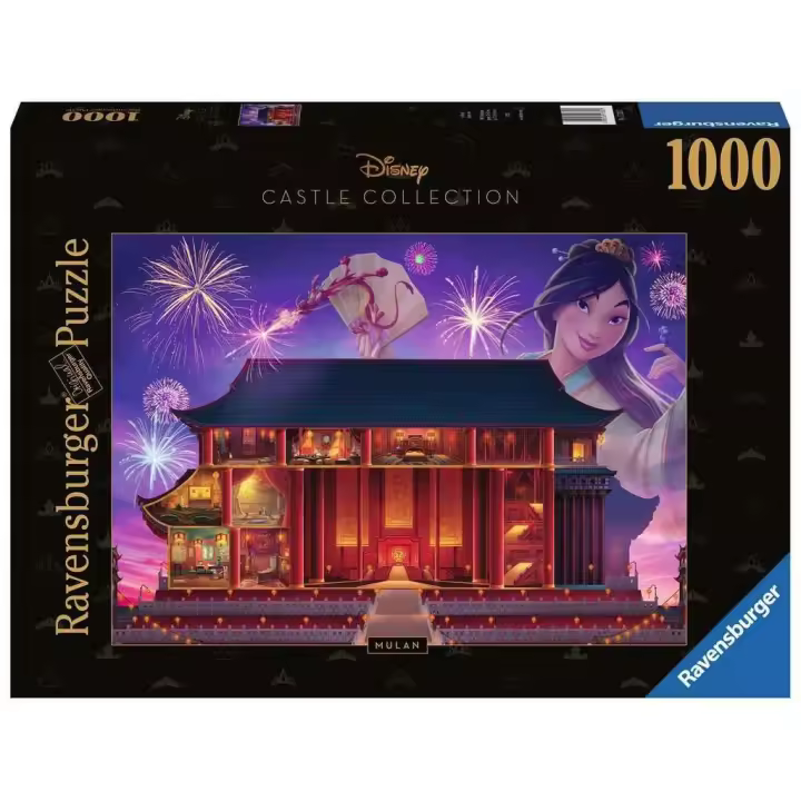 Puzzle Ravensburger Disney Castillo Mulan 1000 Piezas - 1