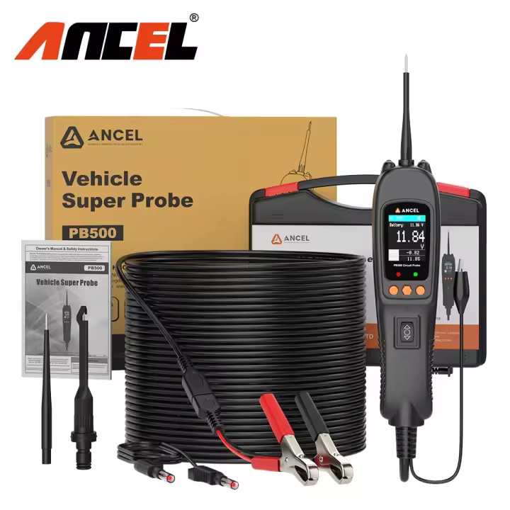 Scanner De Potencia Integrado Ancel PB500 Para Diagnóstico Automotriz Prueba De Circuito Electrónico 12V 24V Herramienta De Prueba - 1