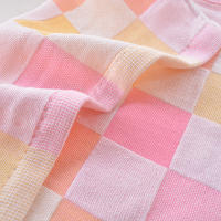 Toalla de gasa, toalla de algodón, doble capa, fina, jacquard, toalla facial, algodón puro, rejilla absorbente de agua, verano - details 2