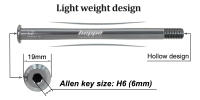 HEPPE Eje De Bicicleta De Titanio Para MTB Y Carretera Ultra Ligero Compatible Con Eje Transversal 12x142 12x148 Para Rueda Trasera Y Horquilla 12x100 12x110 - details 0