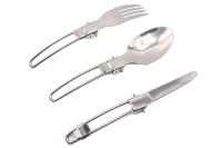 Cuchara De Acero Inoxidable Plegable Para Camping Y Cocina Al Aire Libre Ultra-Ligera Con Forks Y Cucharas 1-10PCS - details 3
