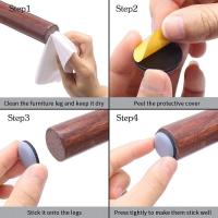 16 Furniture Sliders 40mm, Moving Pads Silicon Furniture Sliders for Sofa Carpet Heavy Items Easy Move,Self Adhesive Round Furniture Movers Sliders - details 0