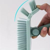 Cepillo De Cerámica Para Limpieza De Baño Y Pisos Triangular Con Mango Largo Desmontable Para Espacios Difficultad De Limpieza - details 6
