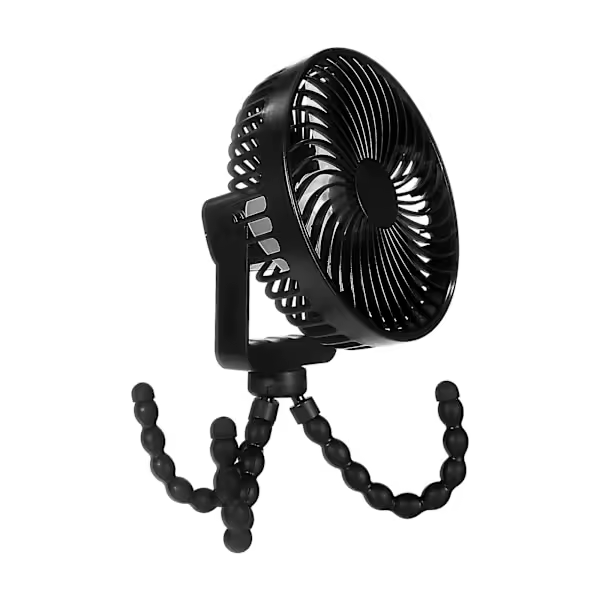Ventilador de escretorio recargable con Luz Nocturna, 2000 mAh - 1
