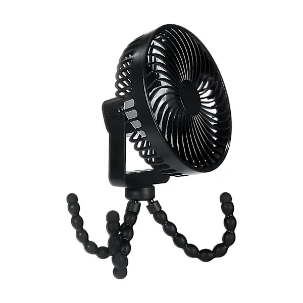 Ventilador de escretorio recargable con Luz Nocturna, 2000 mAh - 1