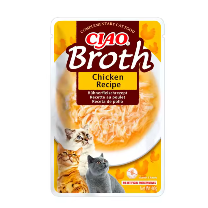Churu Broth Sopa De Pollo En Sobre Para Gatos - 12 unidades x 40gr - 1