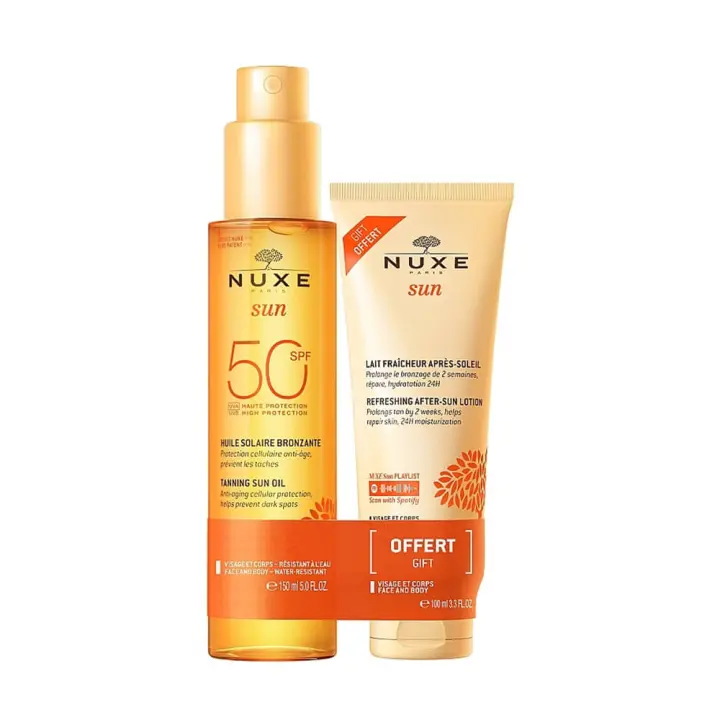 Nuxe Sun Aceite Spf50 Spray 150 ml + Regalo Leche Solar Corporal 100 ml - 1