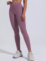 Pantalones De Yoga V-Forma Alta Rebound Levantamiento De Caderas Pleated Sudaderas Entrenamiento Correr Fitness Leggings De Yoga Para Mujer Cintura Elástica Material Poliéster Sin Bolsillos Transpirables Y Cómodos - details 27