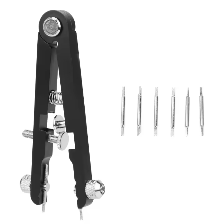 Herramienta De Reparación De Reloj Spring Plier Para Remover Cadena Y Reemplazar Correas Con Pines Herramienta De Relojero - 1