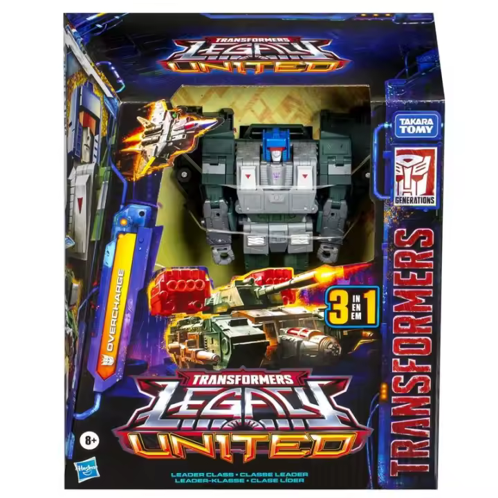 Figura Deluxe Overcharge Transformers Legacy United 19cmFigura  Coleccionable - Idea de Regalo- Mercancia Oficial - Juguetes para Niños y Adultos - Movies Fans - Muñeco para Coleccionistas y Exposición - 1