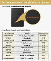 Funda Para Kindle 2024 2022 2021 Paperwhite Colorsoft TPU Suave Compatible Con Generaciones 1 2 3 5 6 10 11 12 Protección Antichoque Anti-polvo - details 0