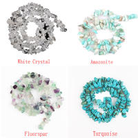 Contador De Piedras Naturales 16 Pulgadas 5-8mm Irregular Cristal Agate Gravel Para DIY Pulsera Joyería HK058 - details 1