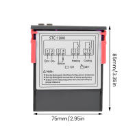 Controlador De Temperatura Digital LED STC-1000 Termómetro Regulador De Incubador 12V 24V 110V 220V Rango De Control -60℃ ~ 120℃ - details 4
