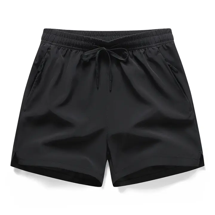 Shorts De Deporte Para Hombres Verano Corte Casual De Seda Helada Alta Calidad Ligero Secado Rápido Para Fitness Y Correr Talla True - 1
