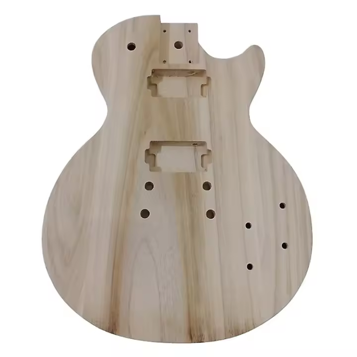 Guitarra Eléctrica Barril Cuerpo de Guitarra de Madera Maciza para Lp - 1