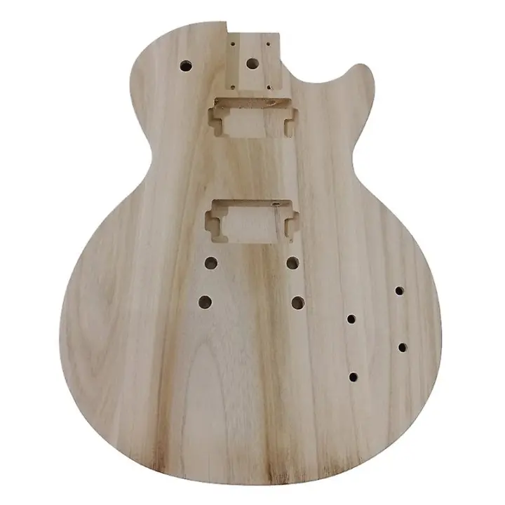 Guitarra Eléctrica Barril Cuerpo de Guitarra de Madera Maciza para Lp - 1