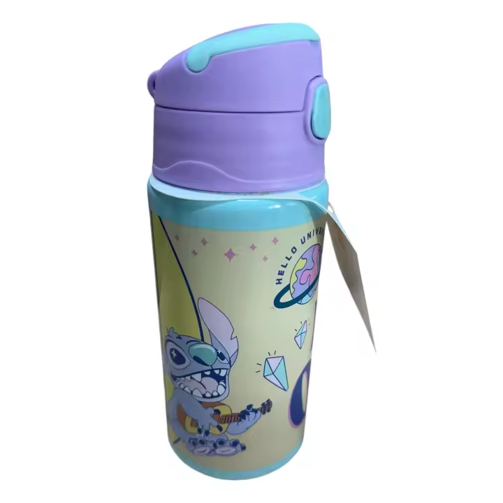 Botella Cantimplora de agua infantil Stitch 500ml | Cantimplora para niños - 1