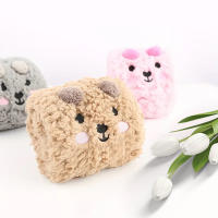 Pareja De Calcetines De Peluche Para Otoño E Invierno Calcetines De Dormir Para El Hogar Pantuflas De Nieve Calcetines De Oso Para Confinamiento Calcetines De Alfombra - details 3