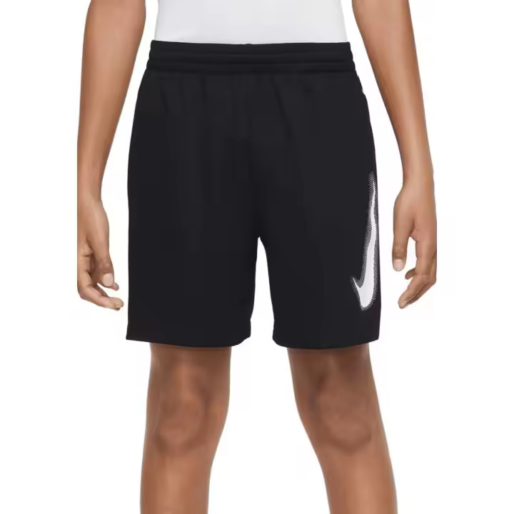 Nike, Icon, Short, Dri-fit, Entrenamiento, Poliester, Logo Lateral, Transpirable, Junior, Negro, NIDX5361_010// - 1