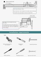 Cerrador De Puertas Automático Invisible Con Amortiguador Hidráulico Silencioso Material De Aleación De Zinc Para El Hogar - details 10