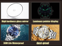 Reloj De Hombre LIGE 2024 Chronógrafo Deportivo De Lujo Marca Relojes De Cuarzo Acero Inoxidable Impermeable Con Manos Luminosas Y Calendario Completo - details 10